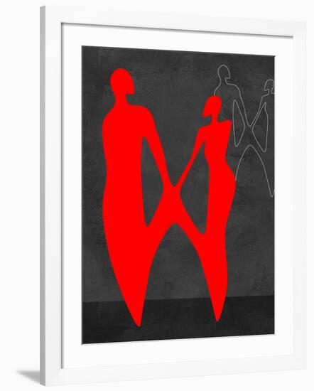 Red Couple 2-Felix Podgurski-Framed Art Print