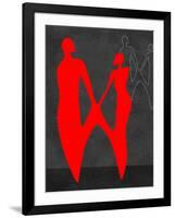 Red Couple 2-Felix Podgurski-Framed Art Print