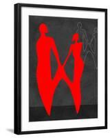 Red Couple 2-Felix Podgurski-Framed Art Print