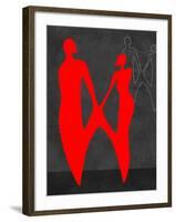 Red Couple 2-Felix Podgurski-Framed Art Print