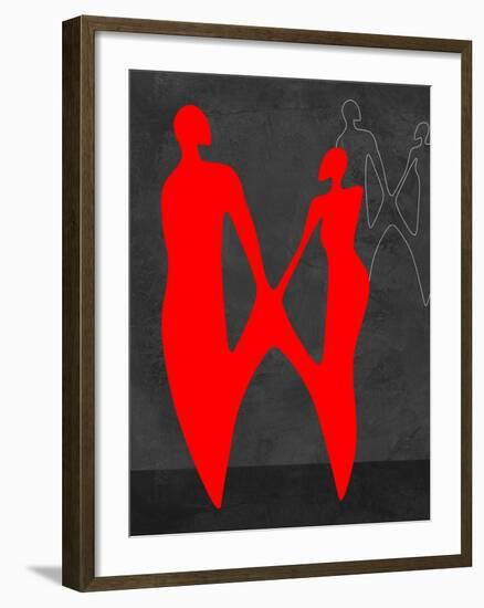 Red Couple 2-Felix Podgurski-Framed Art Print