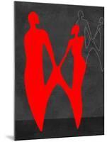 Red Couple 2-Felix Podgurski-Mounted Art Print