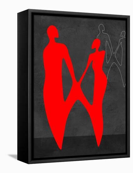 Red Couple 2-Felix Podgurski-Framed Stretched Canvas