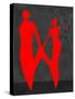 Red Couple 2-Felix Podgurski-Stretched Canvas