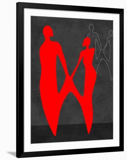 Red Couple 2-Felix Podgurski-Framed Art Print