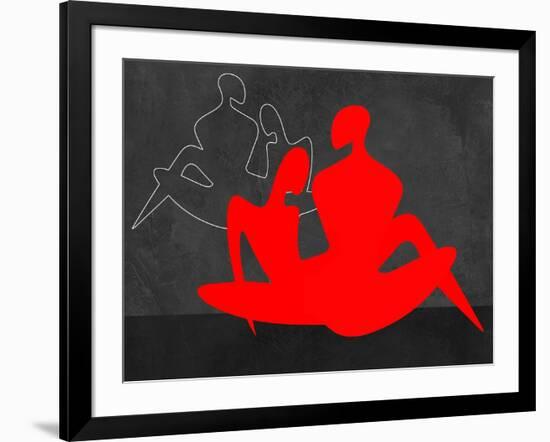 Red Couple 3-Felix Podgurski-Framed Art Print