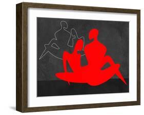 Red Couple 3-Felix Podgurski-Framed Art Print