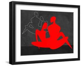 Red Couple 3-Felix Podgurski-Framed Art Print