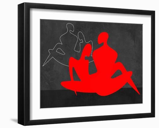 Red Couple 3-Felix Podgurski-Framed Art Print