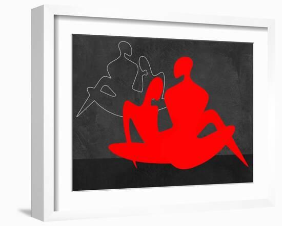 Red Couple 3-Felix Podgurski-Framed Art Print