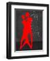 Red Couple Dance-Felix Podgurski-Framed Art Print