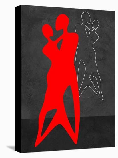 Red Couple Dance-Felix Podgurski-Stretched Canvas