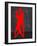 Red Couple Dance-Felix Podgurski-Framed Art Print