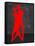 Red Couple Dance-Felix Podgurski-Framed Stretched Canvas