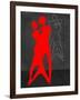 Red Couple Dance-Felix Podgurski-Framed Art Print