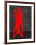 Red Couple Dance-Felix Podgurski-Framed Art Print