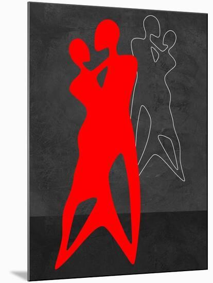 Red Couple Dance-Felix Podgurski-Mounted Art Print