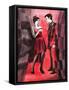 Red Couple-Surovtseva-Framed Stretched Canvas