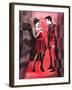 Red Couple-Surovtseva-Framed Art Print