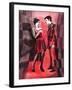 Red Couple-Surovtseva-Framed Art Print