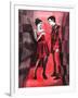 Red Couple-Surovtseva-Framed Art Print