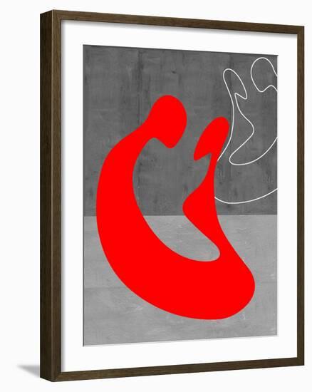 Red Couple-NaxArt-Framed Art Print