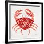 Red Crab-Cat Coquillette-Framed Giclee Print