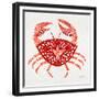 Red Crab-Cat Coquillette-Framed Giclee Print