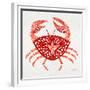 Red Crab-Cat Coquillette-Framed Giclee Print