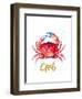 Red Crab-Patricia Pinto-Framed Art Print