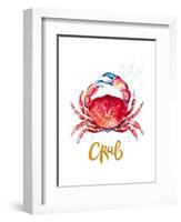 Red Crab-Patricia Pinto-Framed Art Print