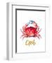 Red Crab-Patricia Pinto-Framed Art Print