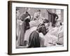 Red Cross Administrator Clara Barton and Nurses with Patients-null-Framed Giclee Print