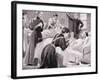 Red Cross Administrator Clara Barton and Nurses with Patients-null-Framed Giclee Print