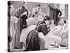 Red Cross Administrator Clara Barton and Nurses with Patients-null-Stretched Canvas