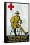 Red Cross Annual Roll Call Poster-null-Framed Stretched Canvas