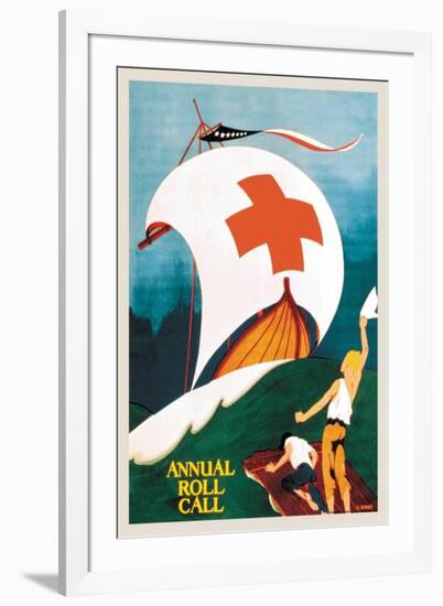 Red Cross Annual Roll Call-E. Seaver-Framed Art Print