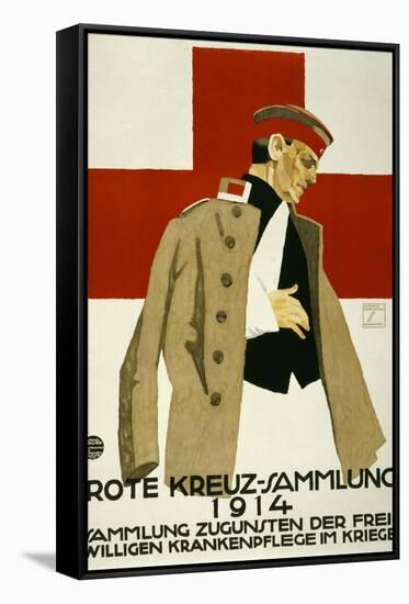 Red Cross Collection Drive, 1914-Ludwig Hohlwein-Framed Stretched Canvas