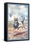 Red Cross Dog-Alexander Pope-Framed Stretched Canvas