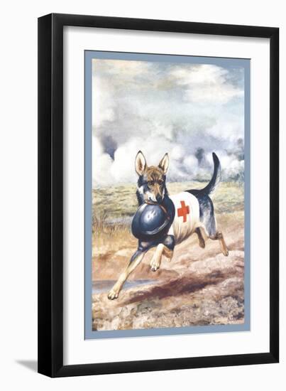 Red Cross Dog-Alexander Pope-Framed Art Print