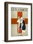 Red Cross Nurse Assists a Bandaged Soldier-Armand Rapeno-Framed Photographic Print