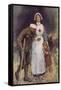 Red Cross Nurse in WWI-William Hatherell-Framed Stretched Canvas