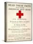 Red Cross Poster, 1917-null-Stretched Canvas