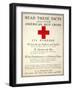 Red Cross Poster, 1917-null-Framed Giclee Print