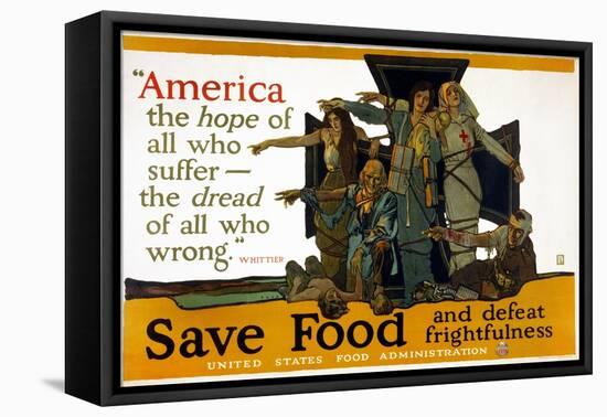 Red Cross Poster, 1917-null-Framed Stretched Canvas