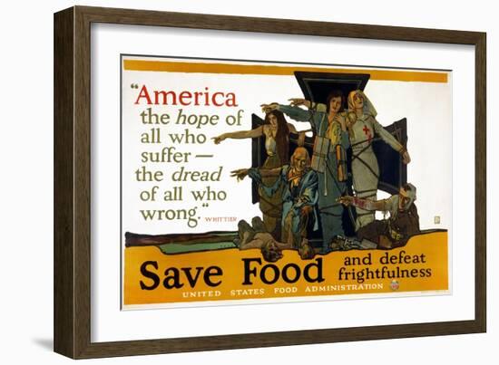 Red Cross Poster, 1917-null-Framed Giclee Print