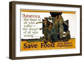 Red Cross Poster, 1917-null-Framed Giclee Print