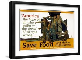 Red Cross Poster, 1917-null-Framed Giclee Print