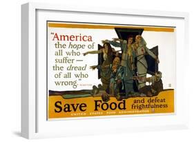 Red Cross Poster, 1917-null-Framed Giclee Print