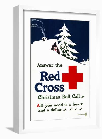 Red Cross Poster, C1915-Ray Greenleaf-Framed Giclee Print
